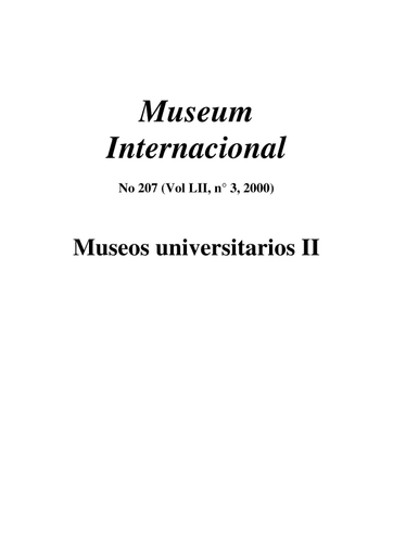 Museos Universitarios, 2